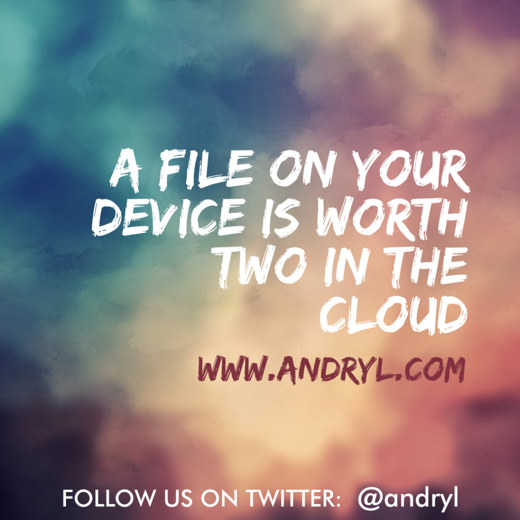 First World Wisdom: File Device Cloud